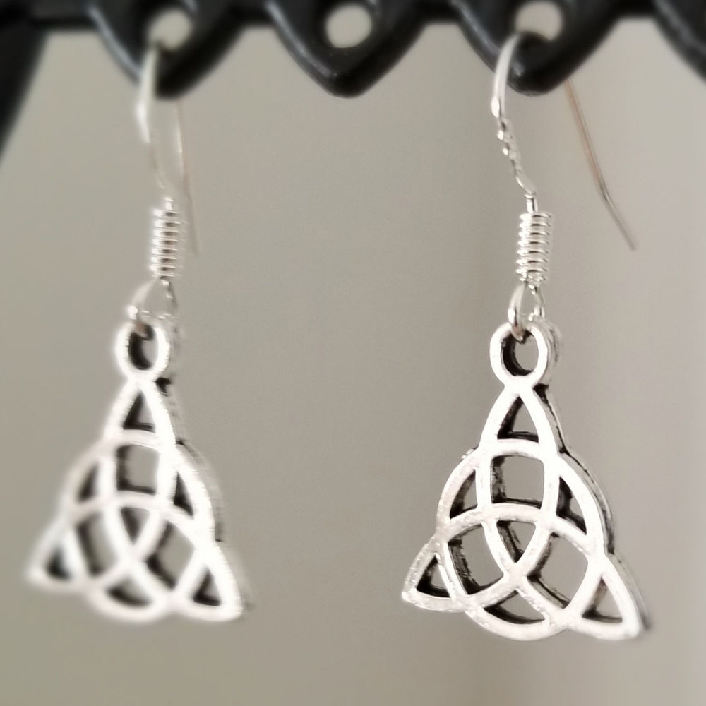 Celtic knot earrings